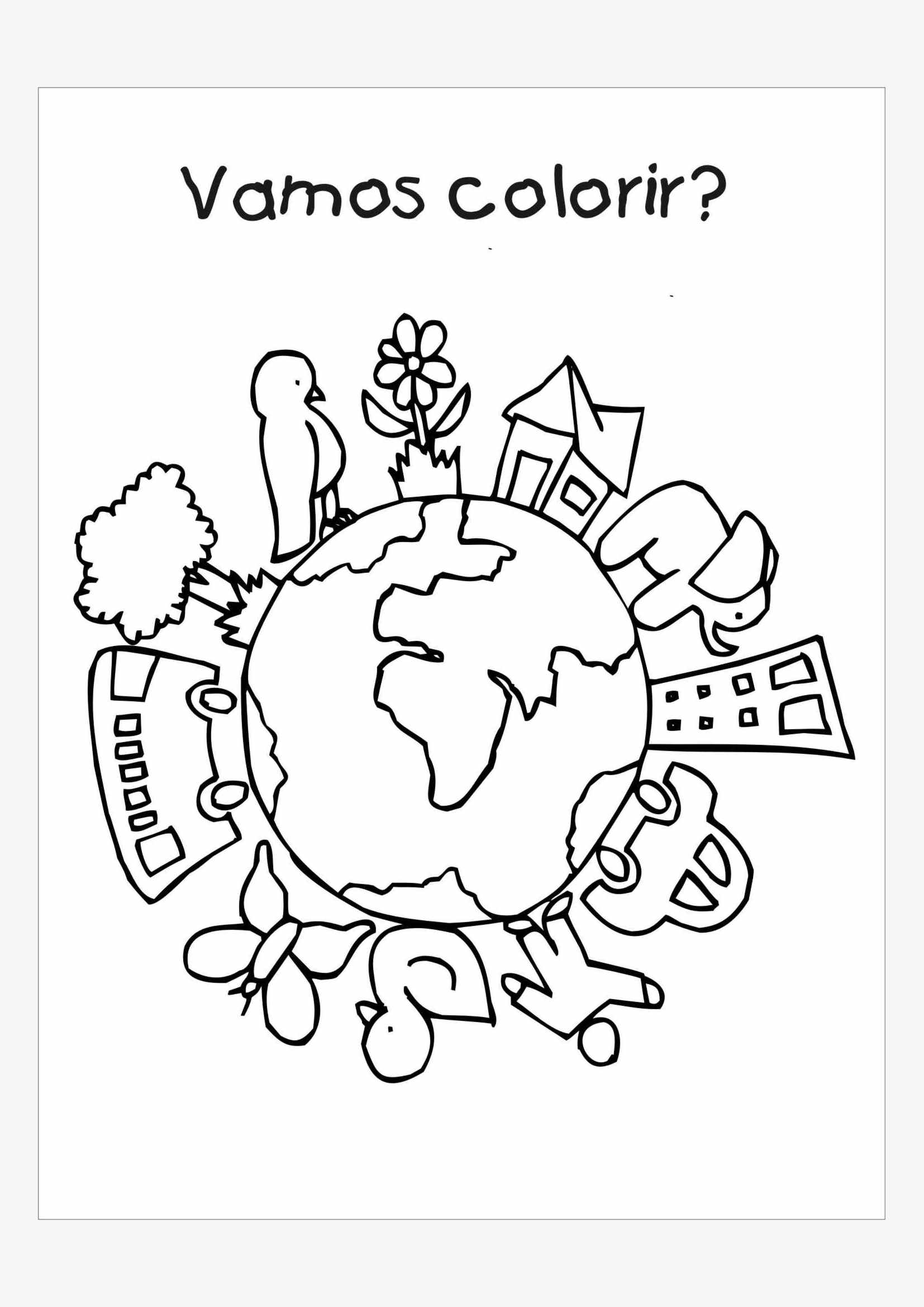 LIVRETO PARA COLORIR E APRENDER - VAMOS CUIDAR DO MEIO AMBIENTE?